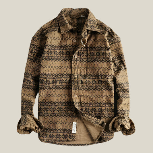 Arklen Frontier Patterned Cotton Shirt